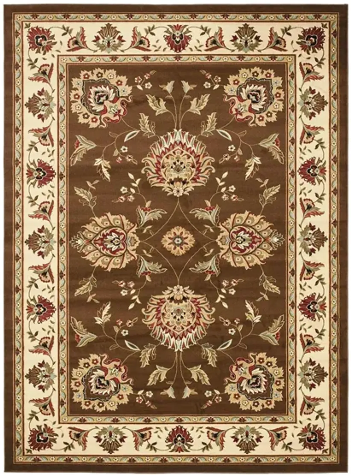 Mersey Area Rug in Brown / Ivory by Safavieh