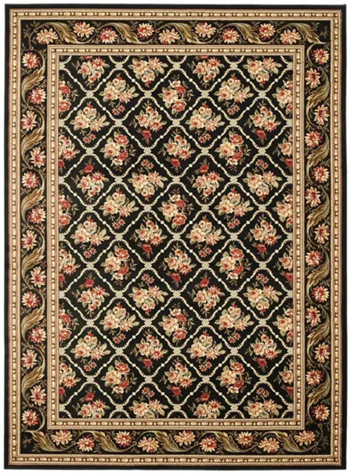 Crown Point Area Rug in Black by Safavieh