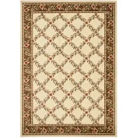 Queensferry Area Rug in Ivory / Brown by Safavieh