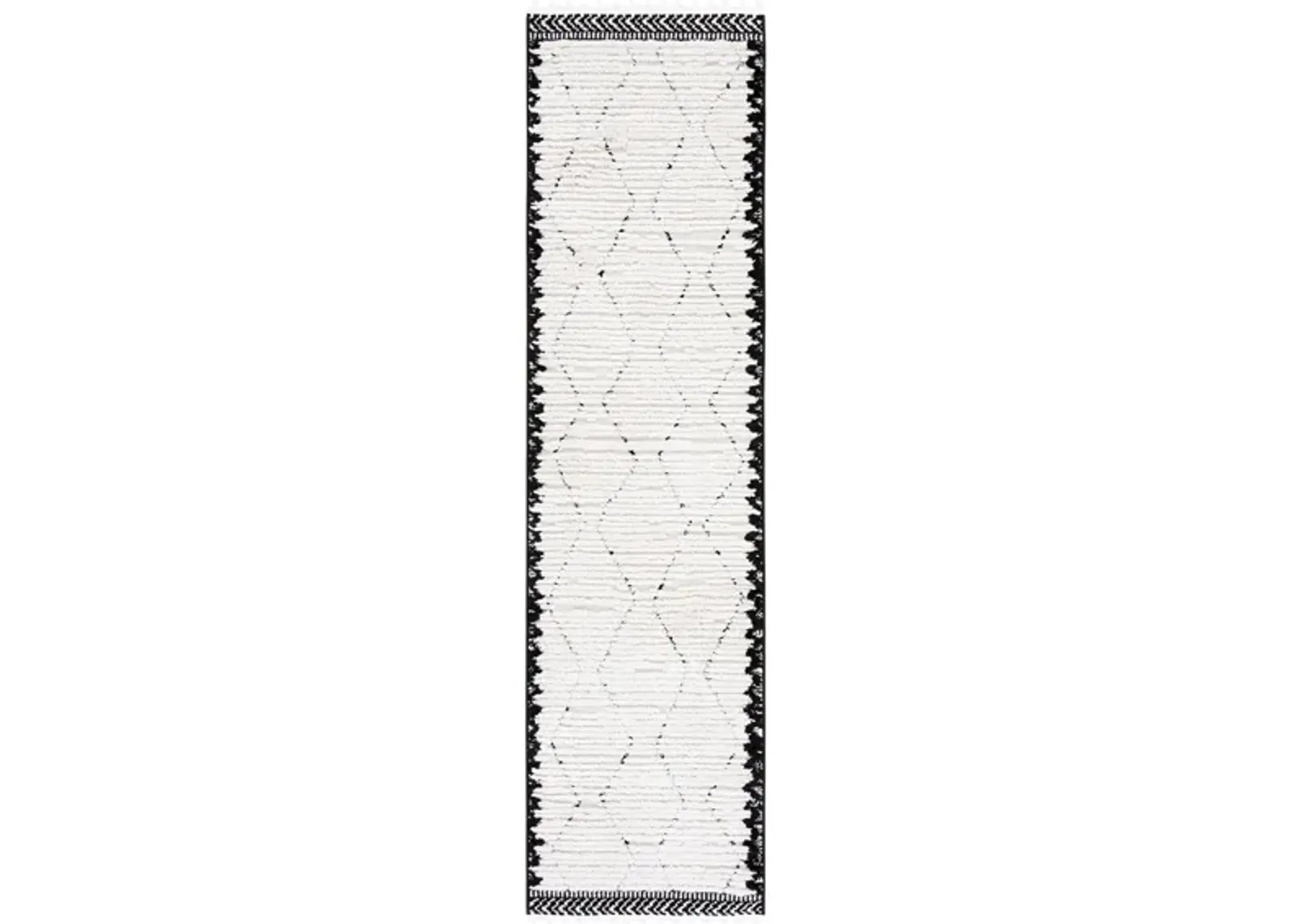 Marrakesh Runner Rug in Black by Safavieh