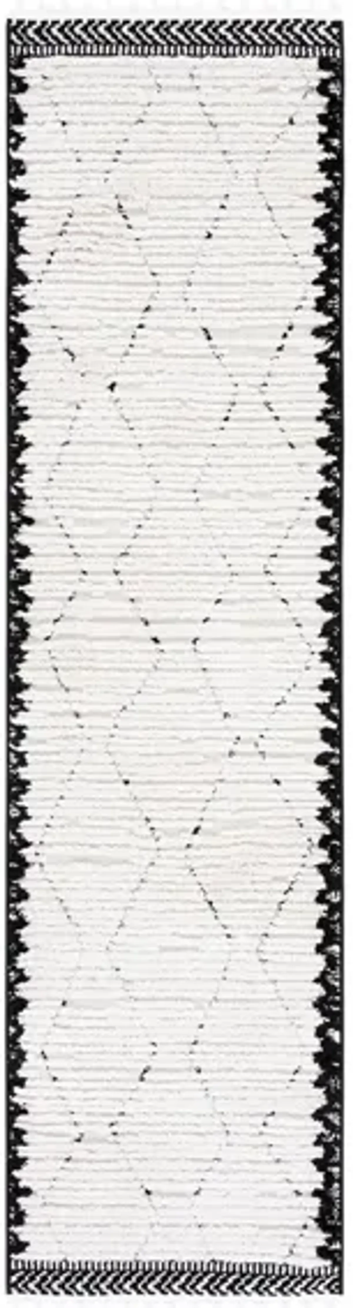 Marrakesh Runner Rug in Black by Safavieh