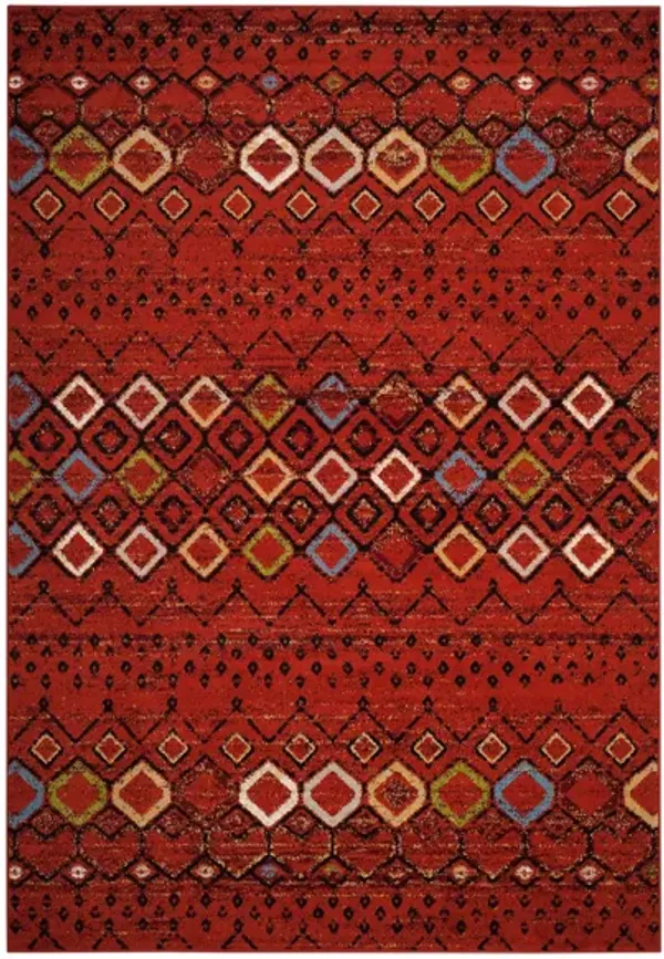 Halen Red Area Rug