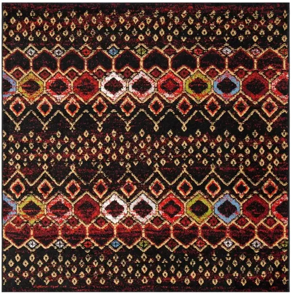 Halen Dark Area Rug Square