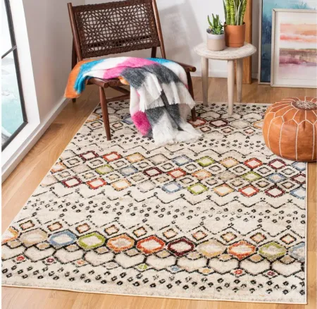 Halen Ivory Area Rug Square in Ivory by Safavieh
