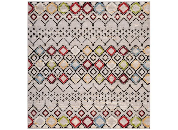 Halen Gray Area Rug Square