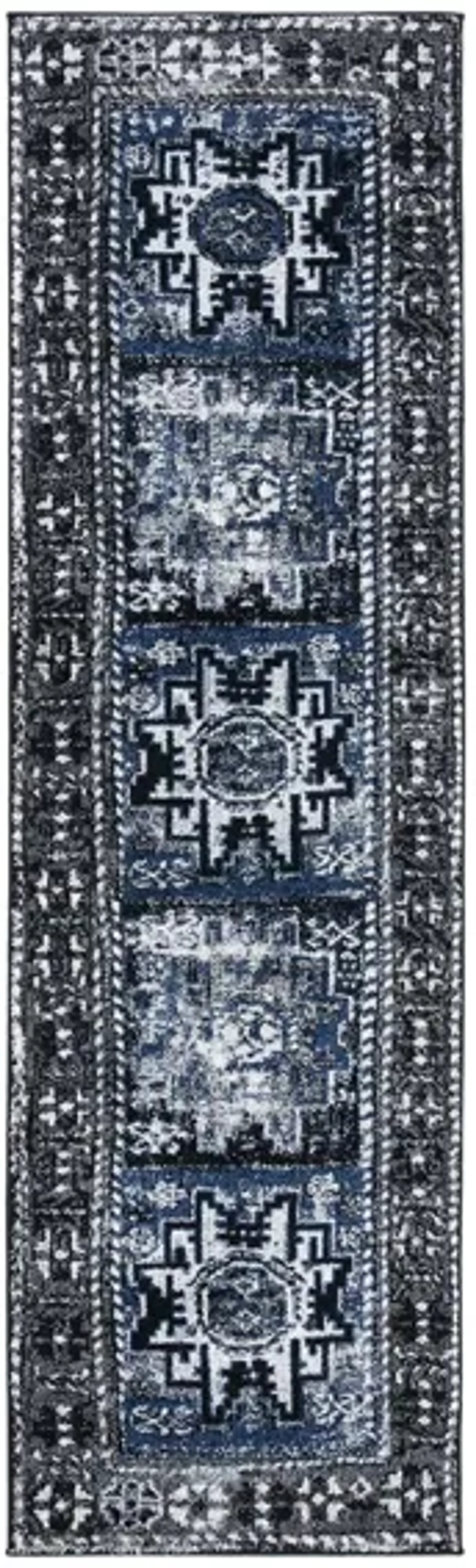 Zagros Grey Runner Rug