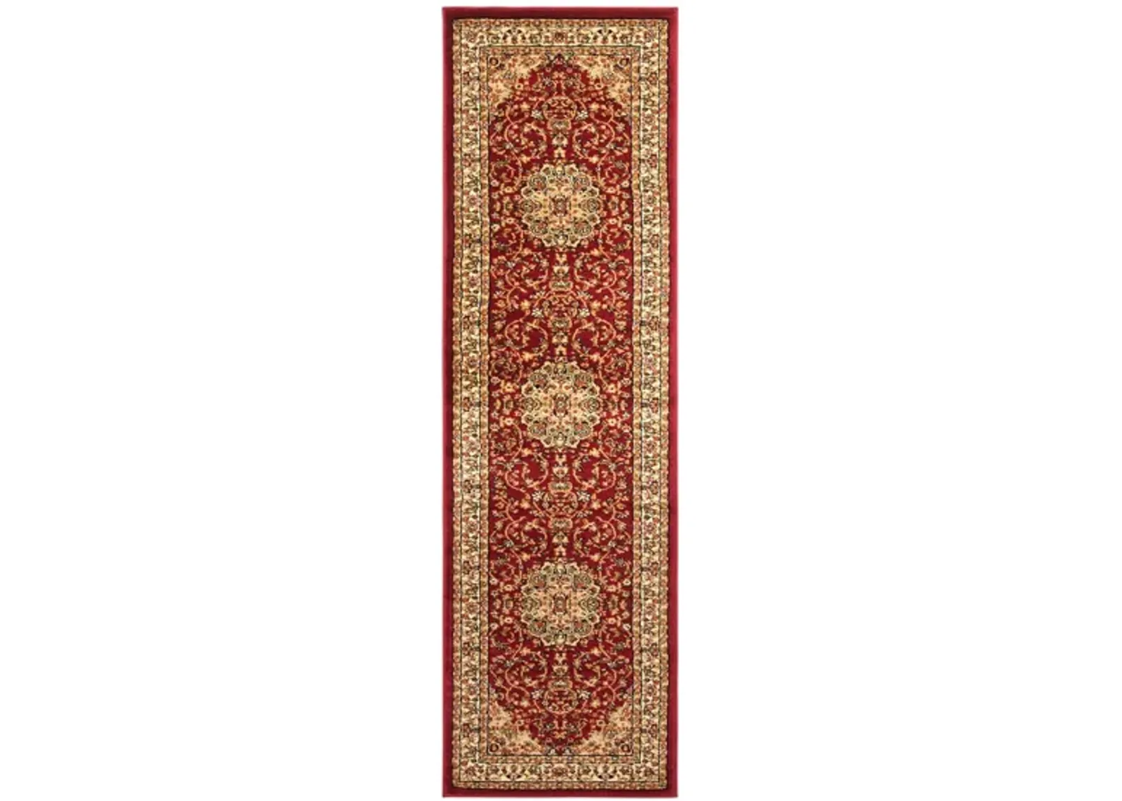 Fareham Runner Rug in Red / Ivory by Safavieh