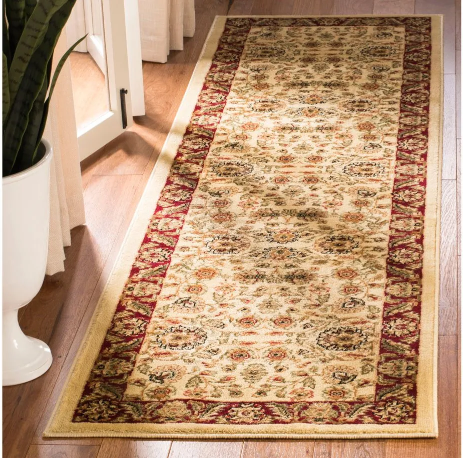 Bolton Runner Rug in Ivory / Red by Safavieh