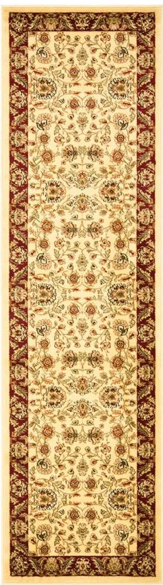 Bolton Runner Rug in Ivory / Red by Safavieh