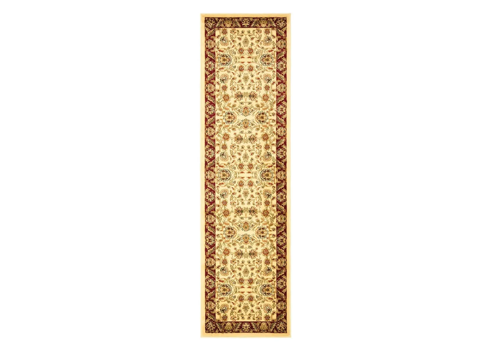 Bolton Runner Rug in Ivory / Red by Safavieh