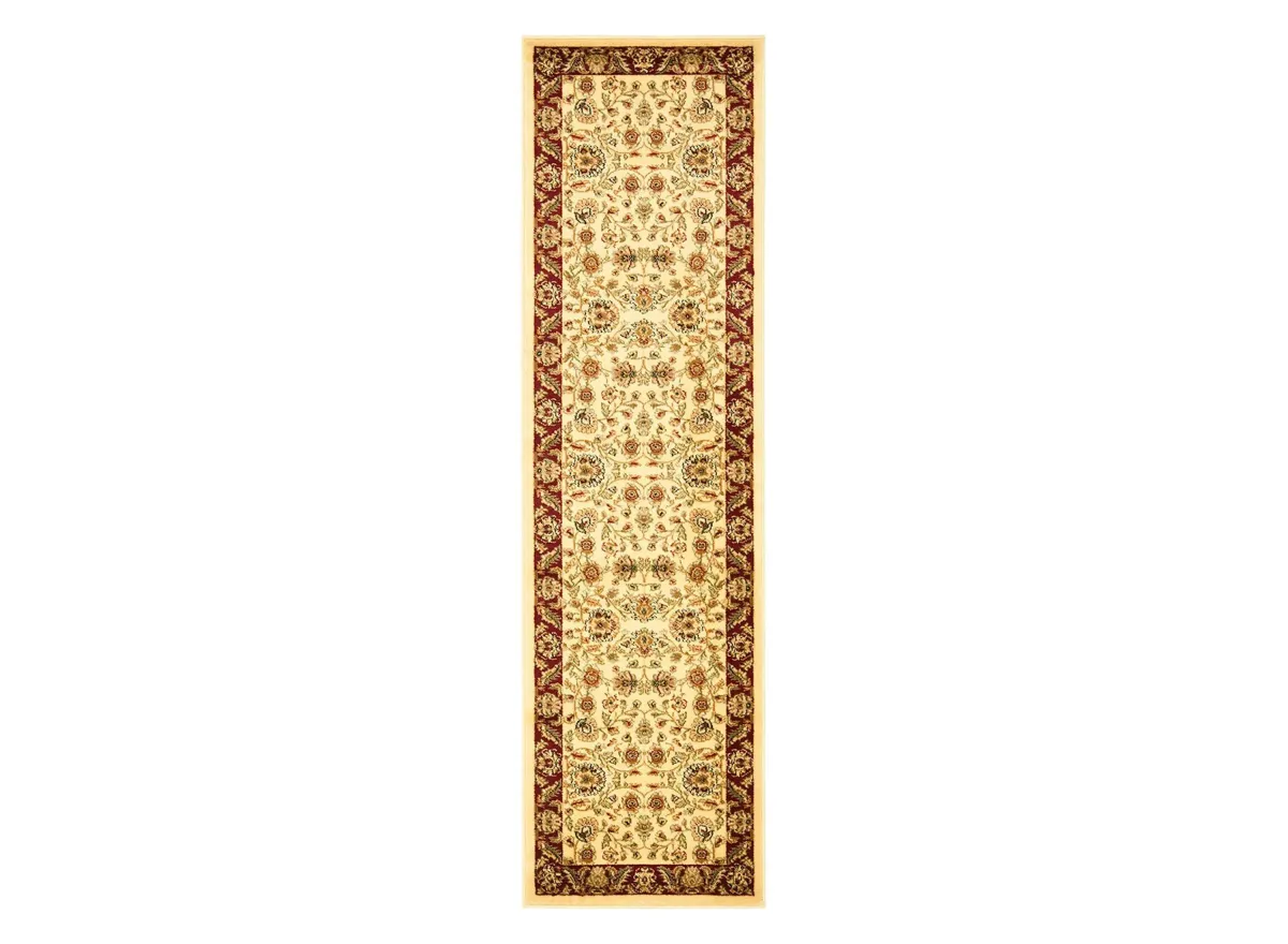 Bolton Runner Rug in Ivory / Red by Safavieh