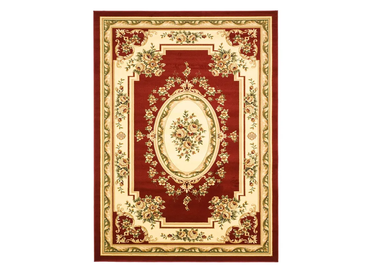 Bisterne Area Rug in Red / Ivory by Safavieh