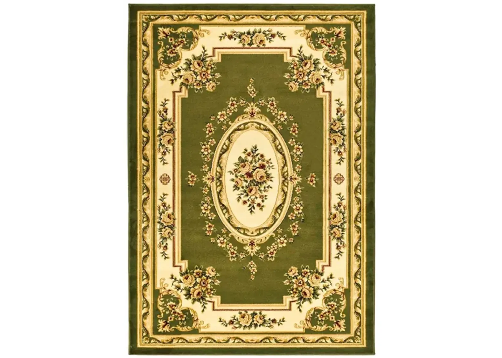 Bisterne Area Rug in Sage / Ivory by Safavieh