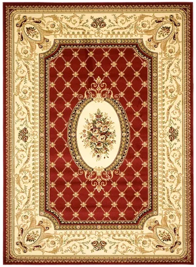 Agincourt Area Rug in Red / Ivory by Safavieh