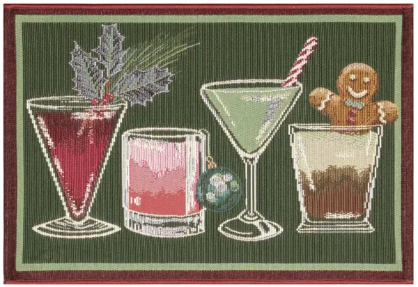 Esencia Let's Get Jolly Indoor/Outdoor Mat