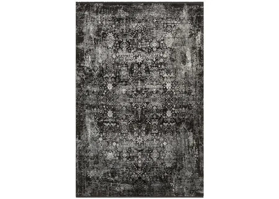 Solaris Onyx Rug in Black, Charcoal, Medium Gray, Light Gray by Surya