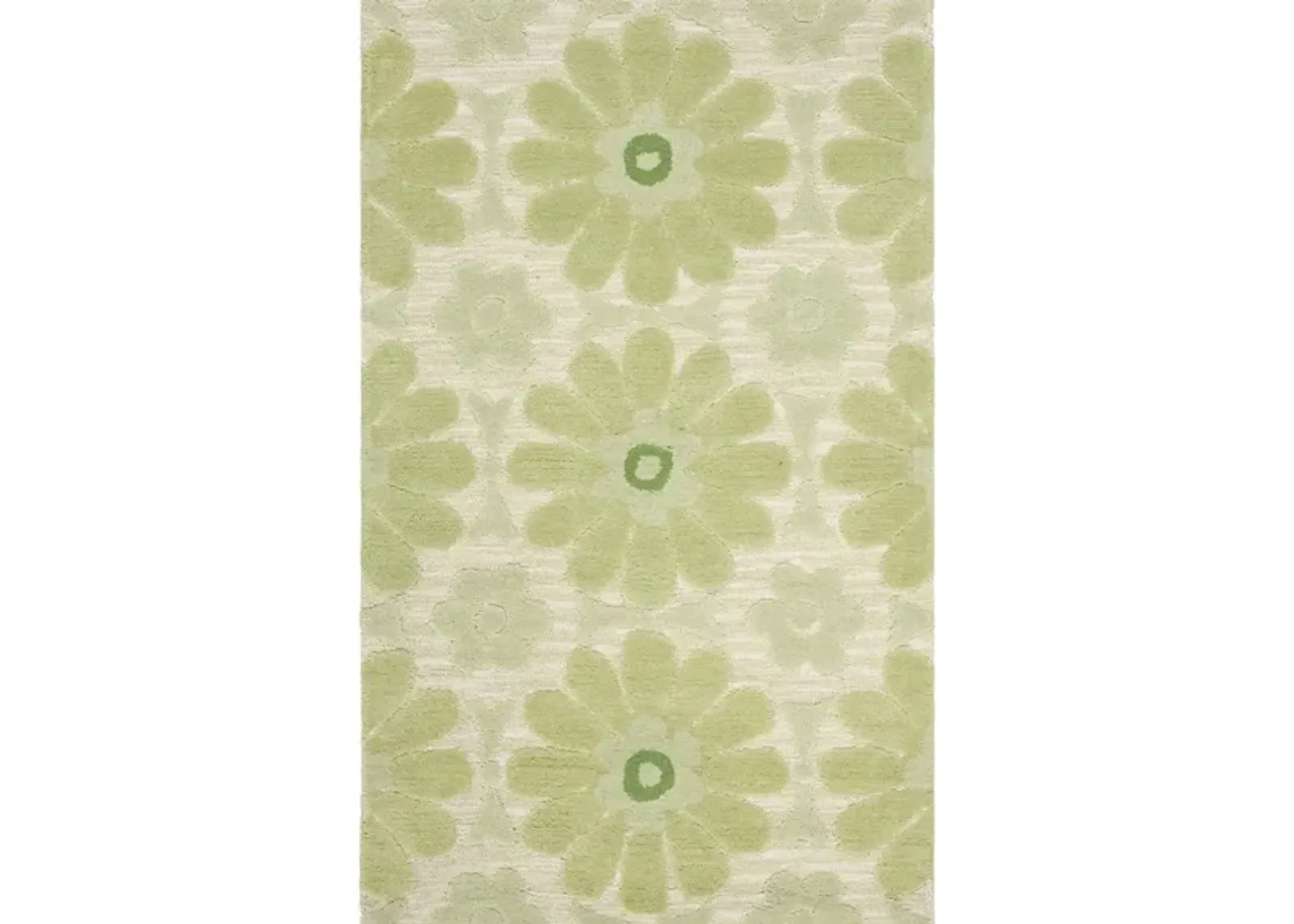 Trivium Kid's Rug in Beige/Green by Safavieh