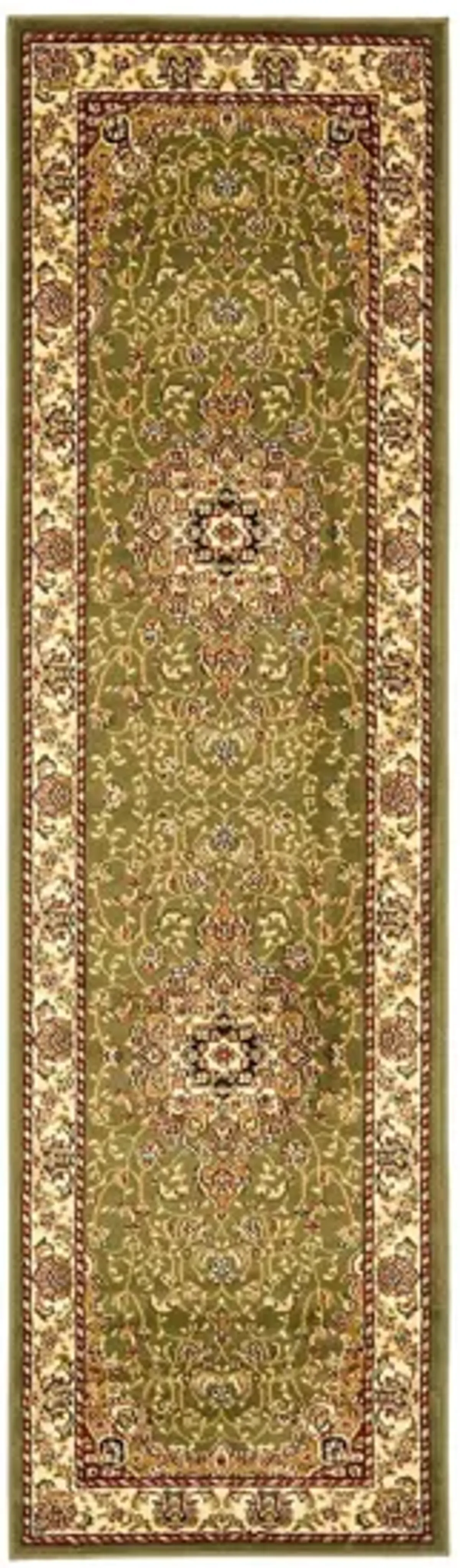 Wessex Runner Rug in Sage / Ivory by Safavieh