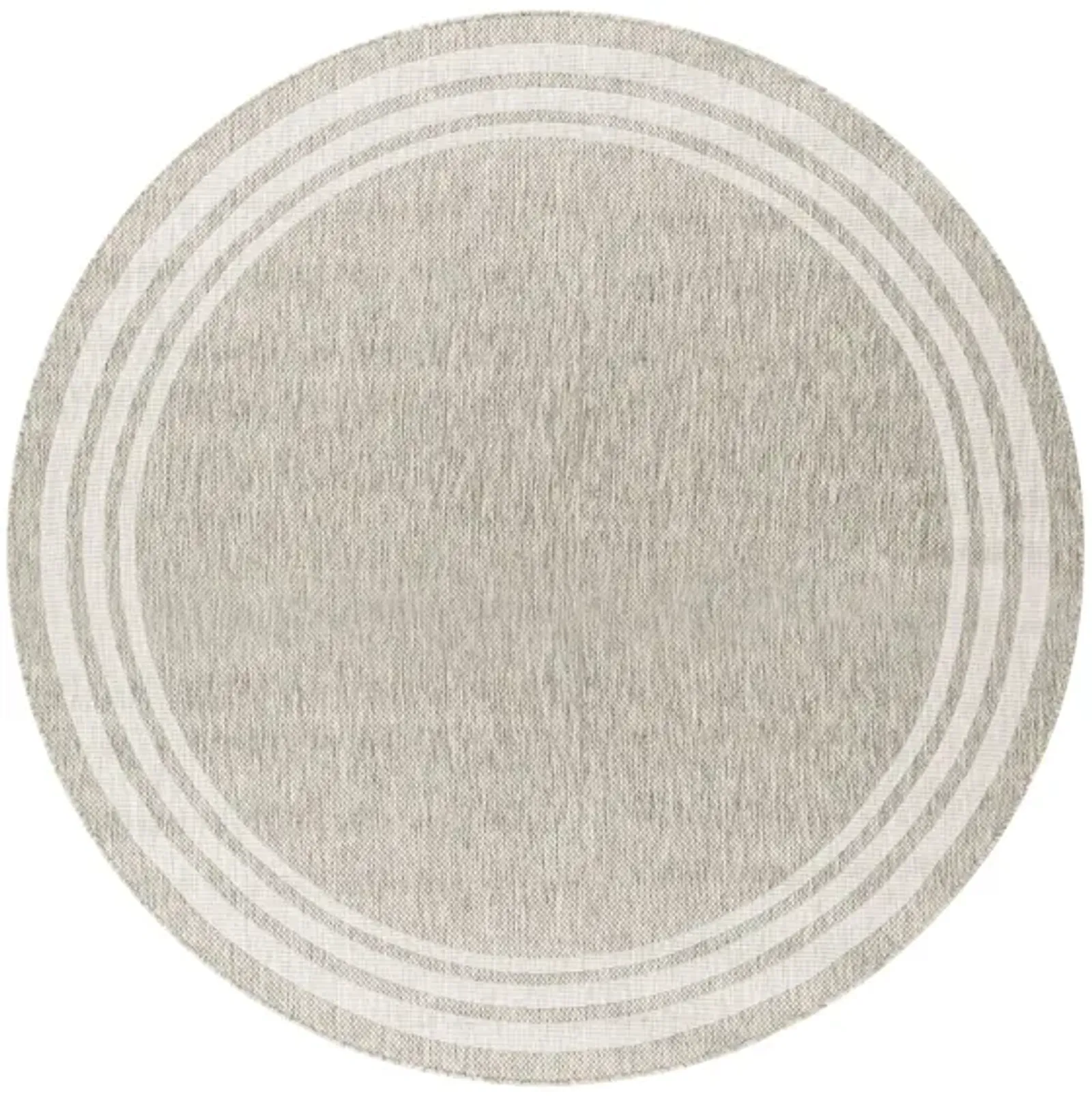 Eagean Bordered Indoor/Outdoor Area Rug Round