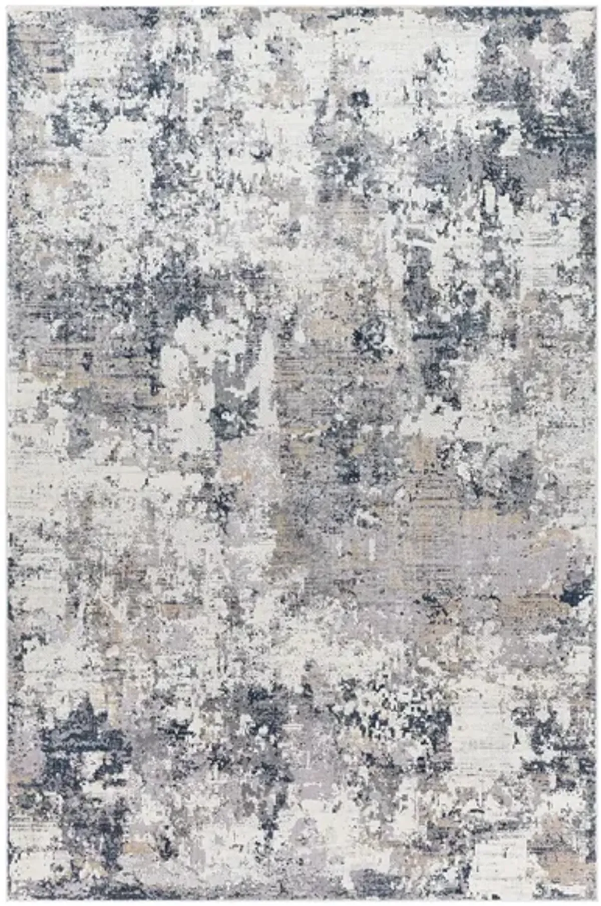 Norland Middleton Rug in Light Gray, Charcoal, Navy, Butter, Cream by Surya