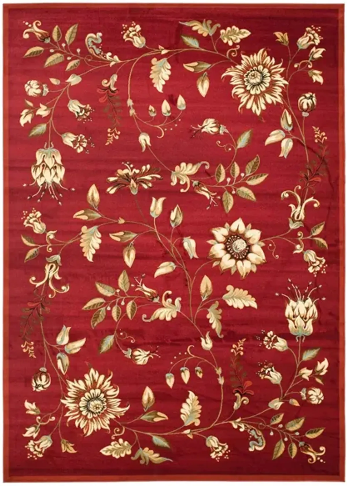 Abernethy Area Rug in Red / Multi by Safavieh