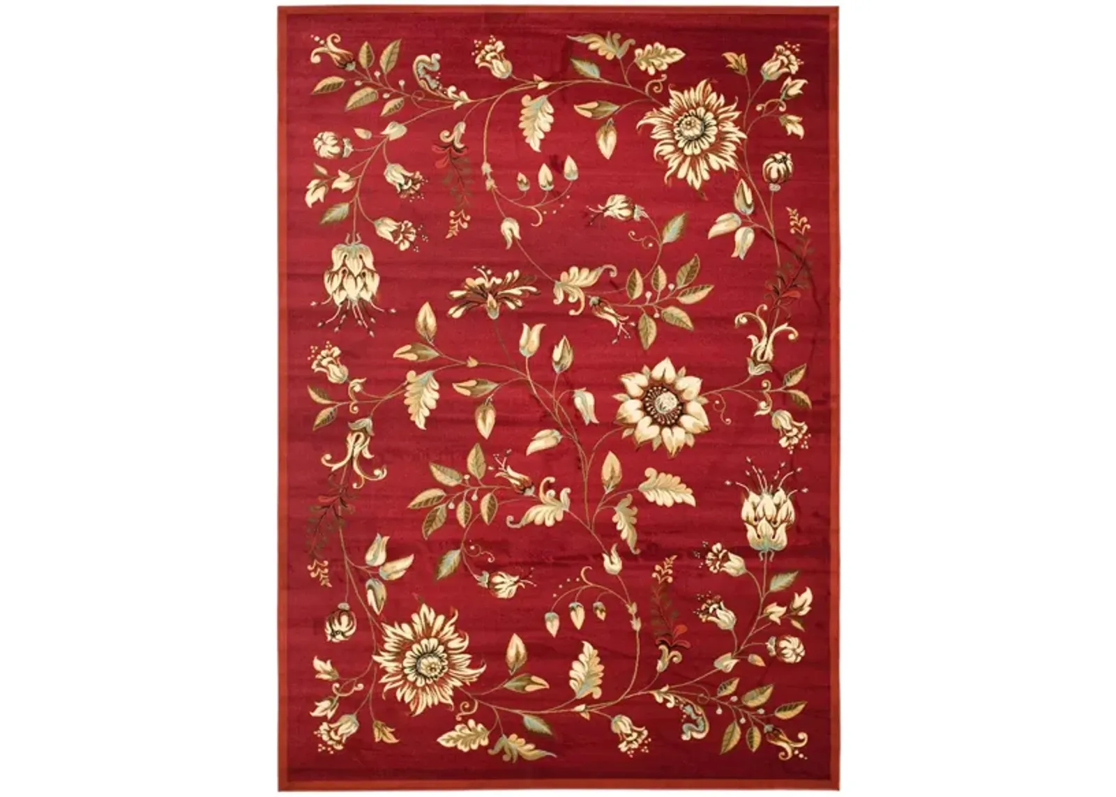 Abernethy Area Rug in Red / Multi by Safavieh