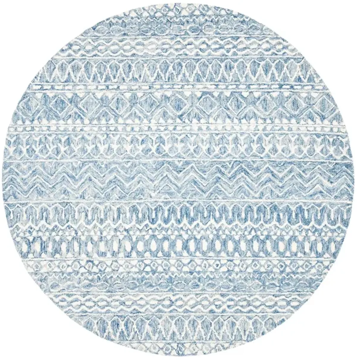 Kazuma Area Rug in Blue & Ivory by Safavieh