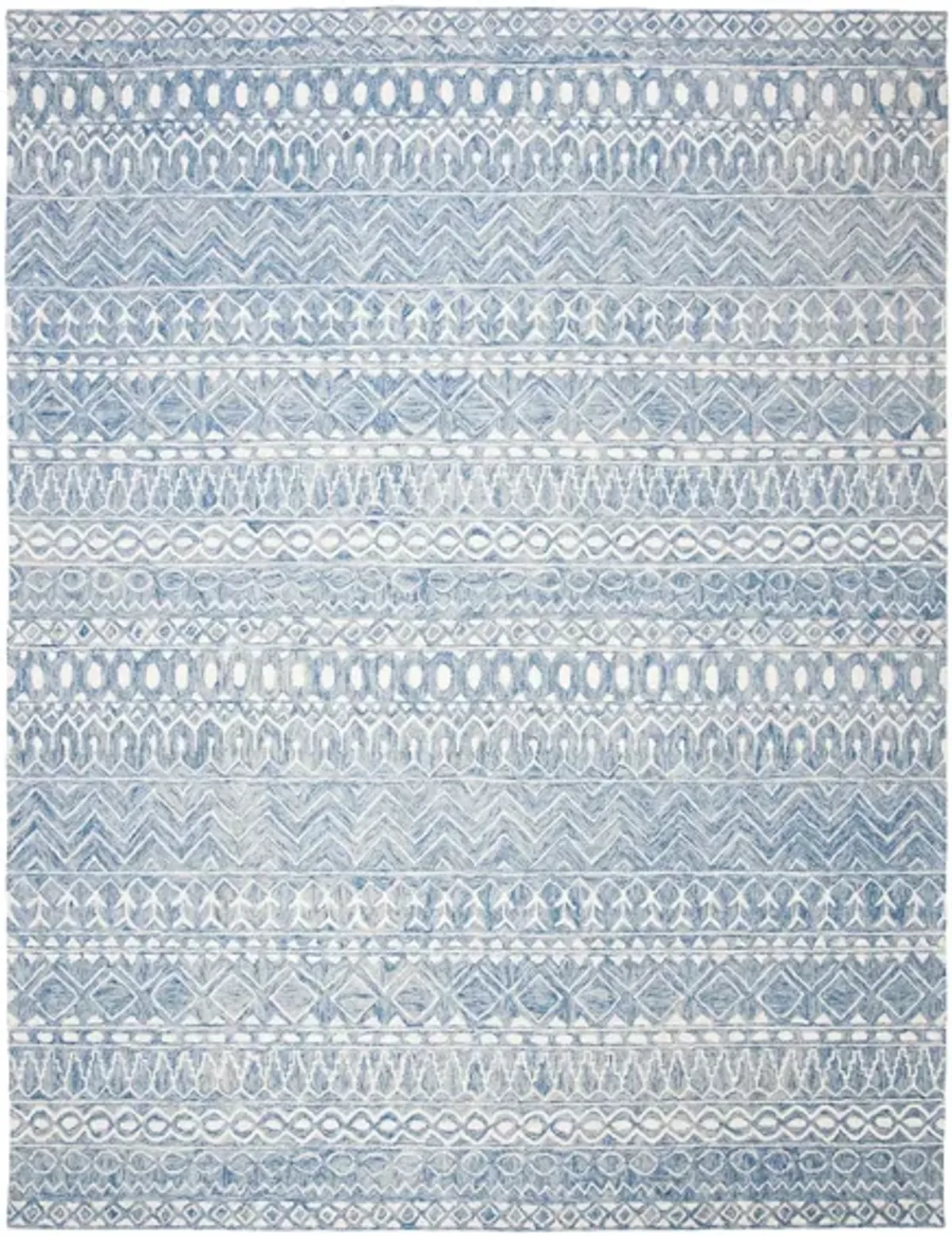 Kazuma Area Rug in Blue & Ivory by Safavieh