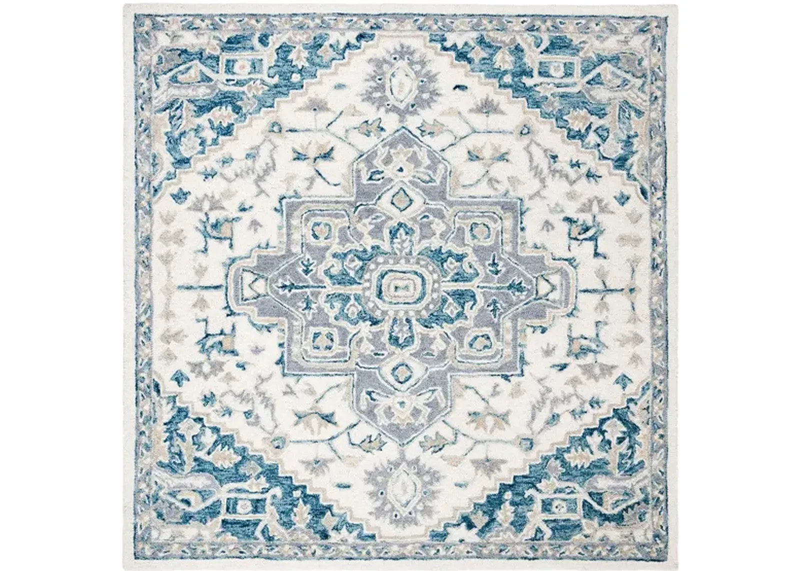 MC Area Rug in Ivory & Navy by Safavieh