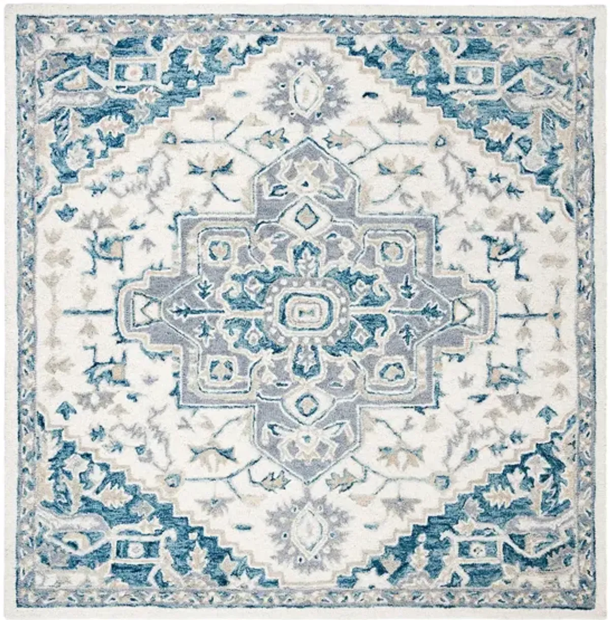 MC Area Rug in Ivory & Navy by Safavieh