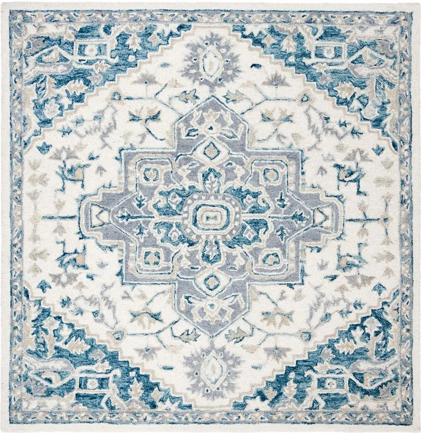 MC Area Rug in Ivory & Navy by Safavieh