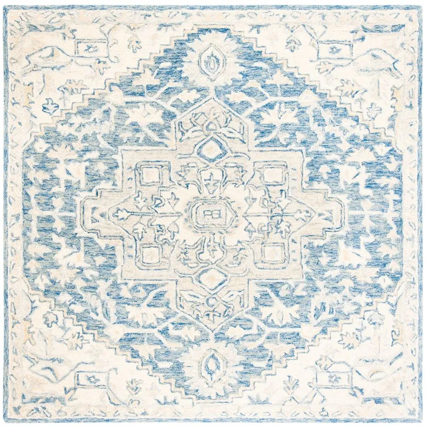 McGrath Area Rug in Blue & Ivory by Safavieh