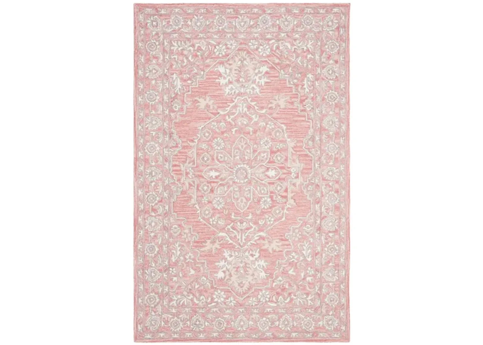 Kilimanjaro Area Rug in Pink & Ivory by Safavieh