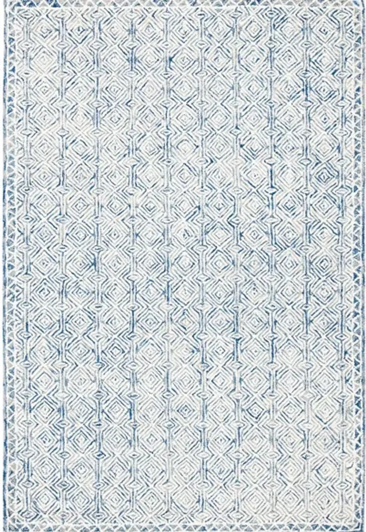 Silverstein Area Rug in Navy & Cream by Safavieh