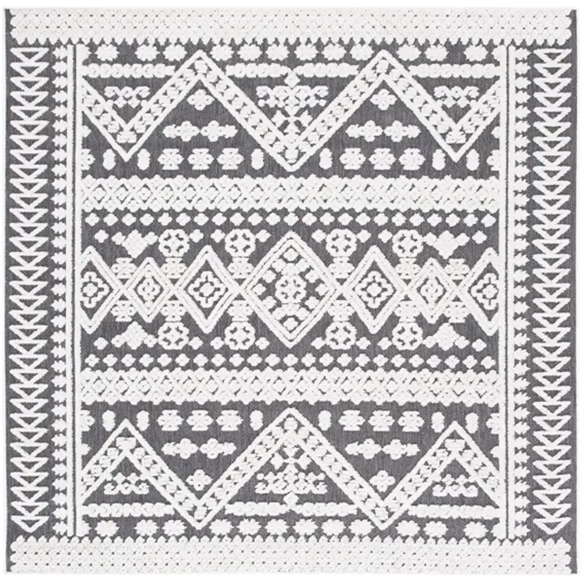 Cabana IV Area Rug in Ivory & Gray by Safavieh