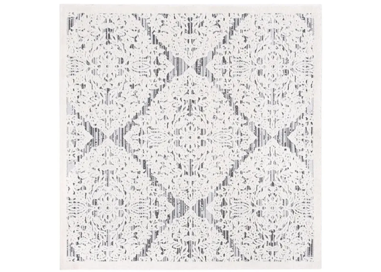 Cabana IV Area Rug in Ivory & Gray by Safavieh