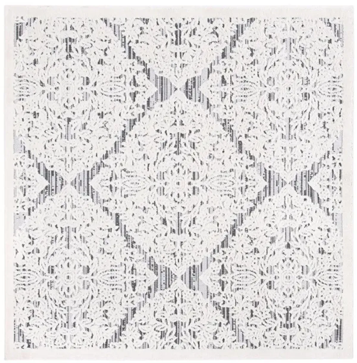 Cabana IV Area Rug in Ivory & Gray by Safavieh