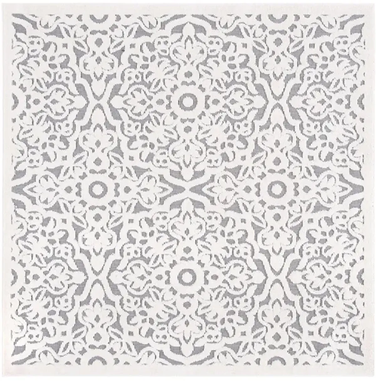 Cabana IV Area Rug in Ivory & Gray by Safavieh