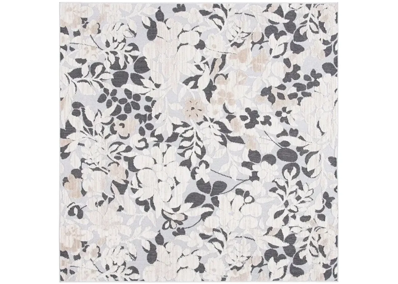 Cabana IV Area Rug in Ivory & Charcoal by Safavieh