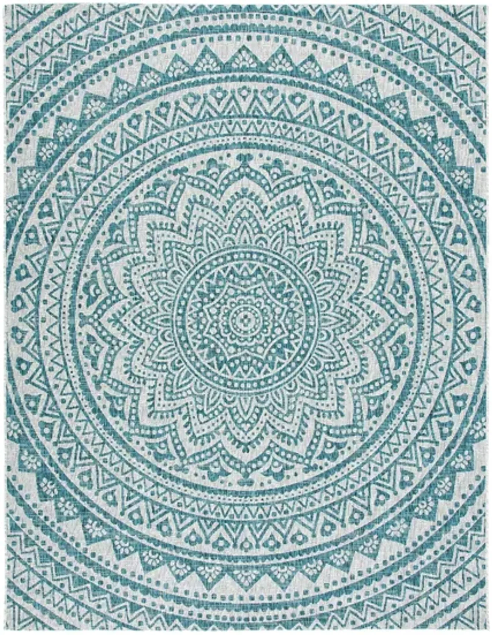 Courtyard Mandala Indoor/Outdoor Area Rug