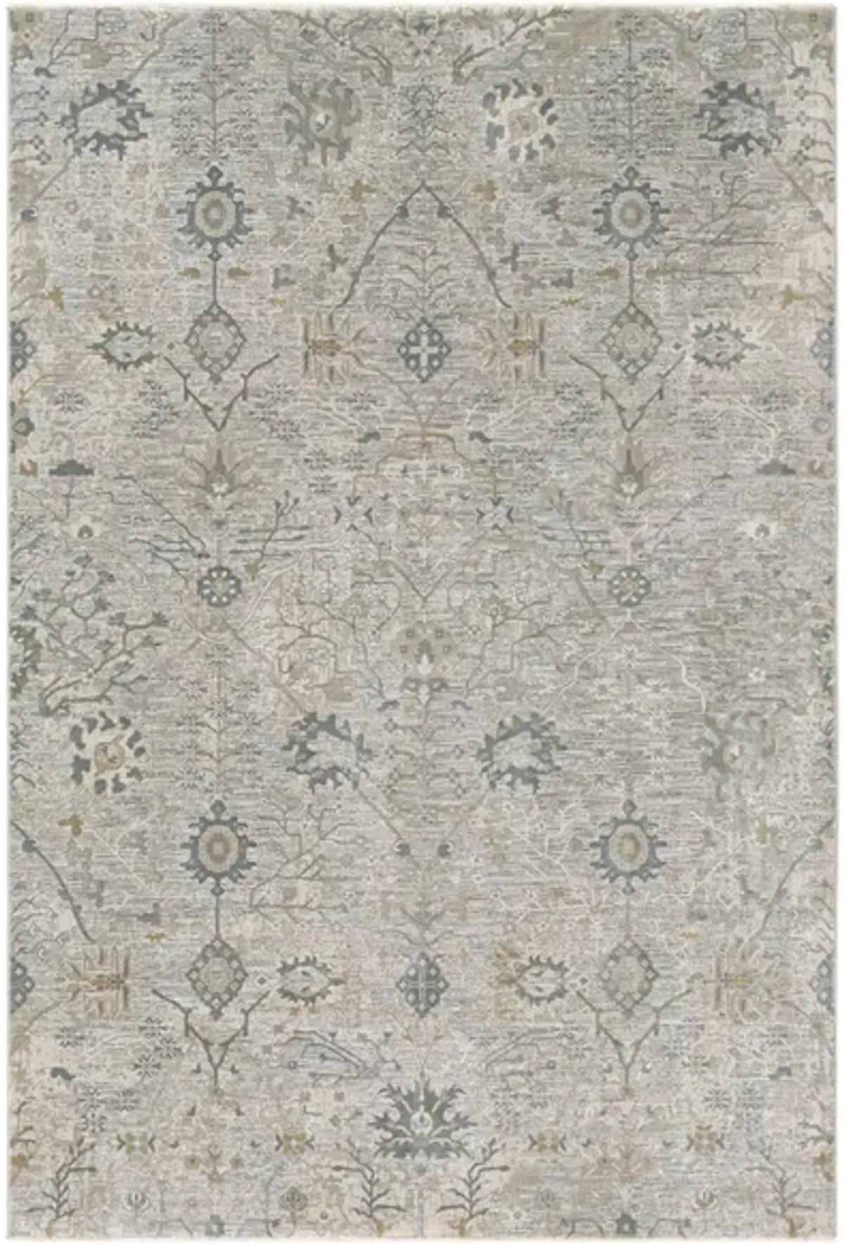 Glynn Andor Area Rug in Sage, Khaki, Denim, Gray by Surya