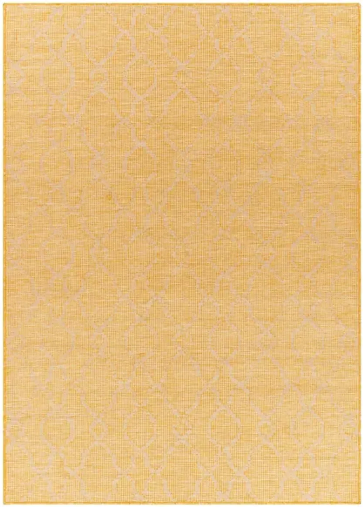 Pasadena Sage Indoor/Outdoor Area Rug in Saffron by Surya