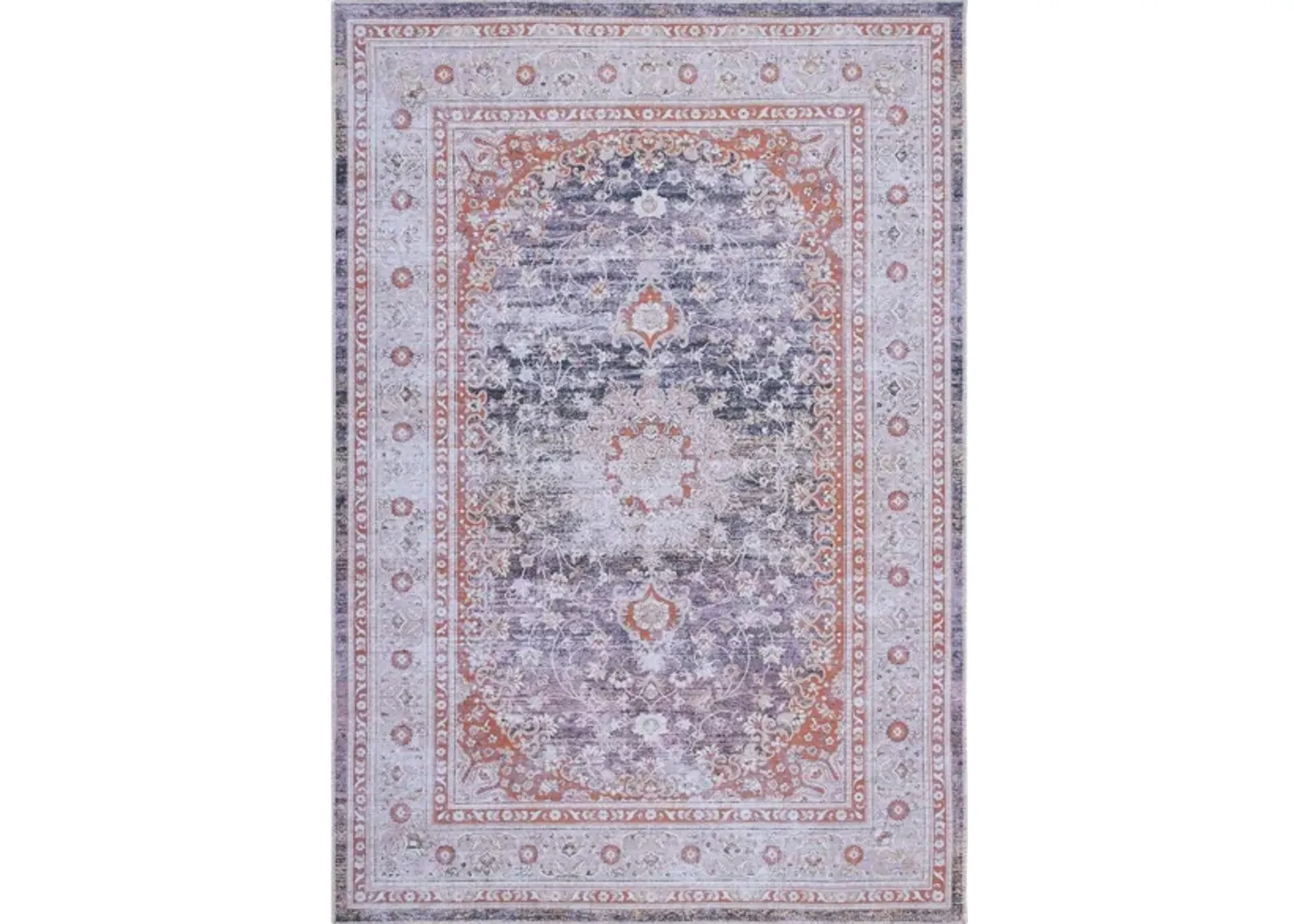 Serapi Area Rug in Gray & Light Gray by Safavieh