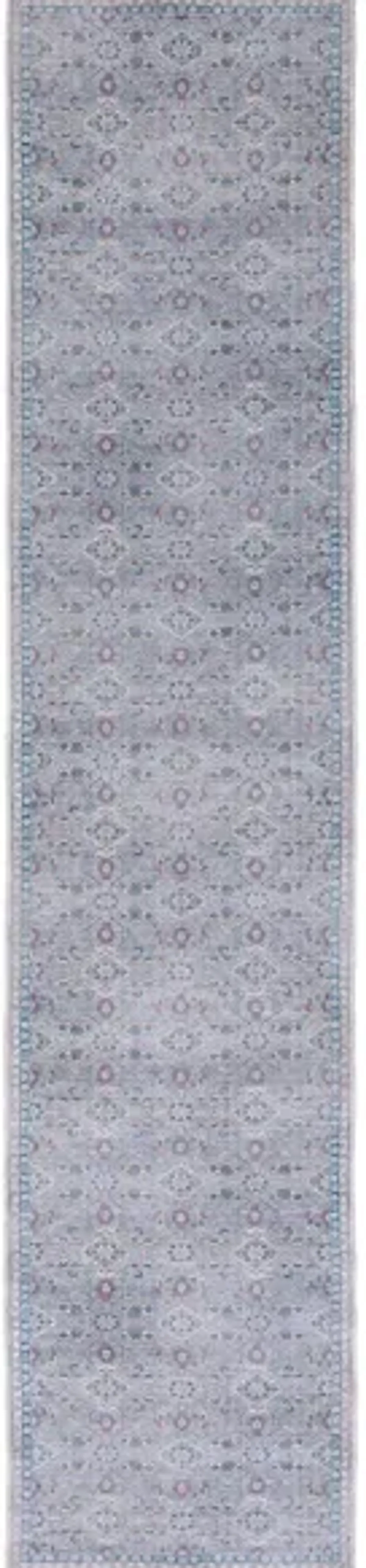 Serapi Runner Rug in Gray & Beige by Safavieh