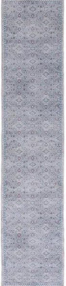 Serapi Runner Rug in Gray & Beige by Safavieh