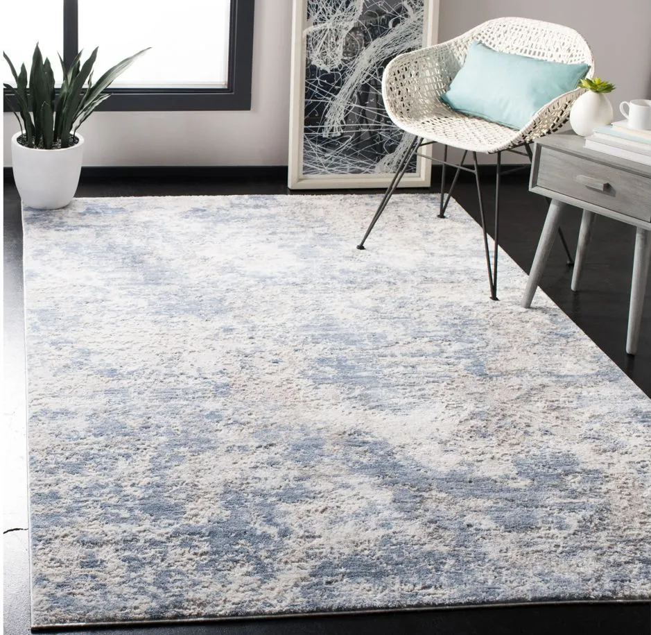 Amelia Area Rug in Gray / Blue by Safavieh