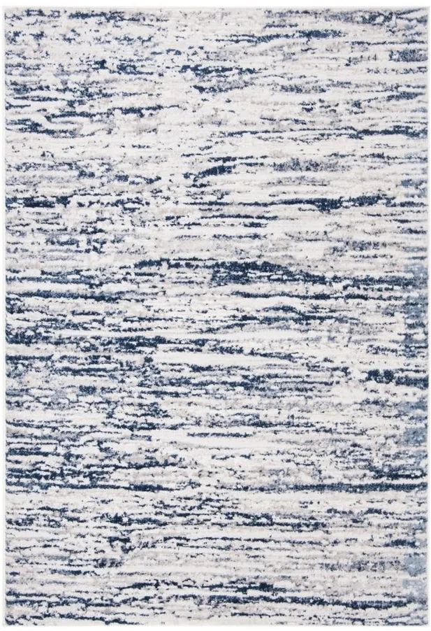 Amelia Area Rug in Gray / Navy by Safavieh