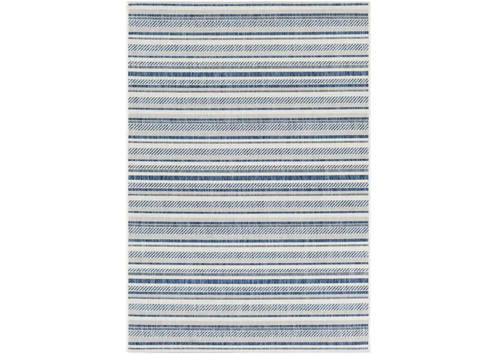 Eagean Indoor/Outdoor Area Rug in Denim/Navy/White by Surya