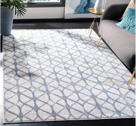 Amelia Area Rug in Gray / Blue by Safavieh