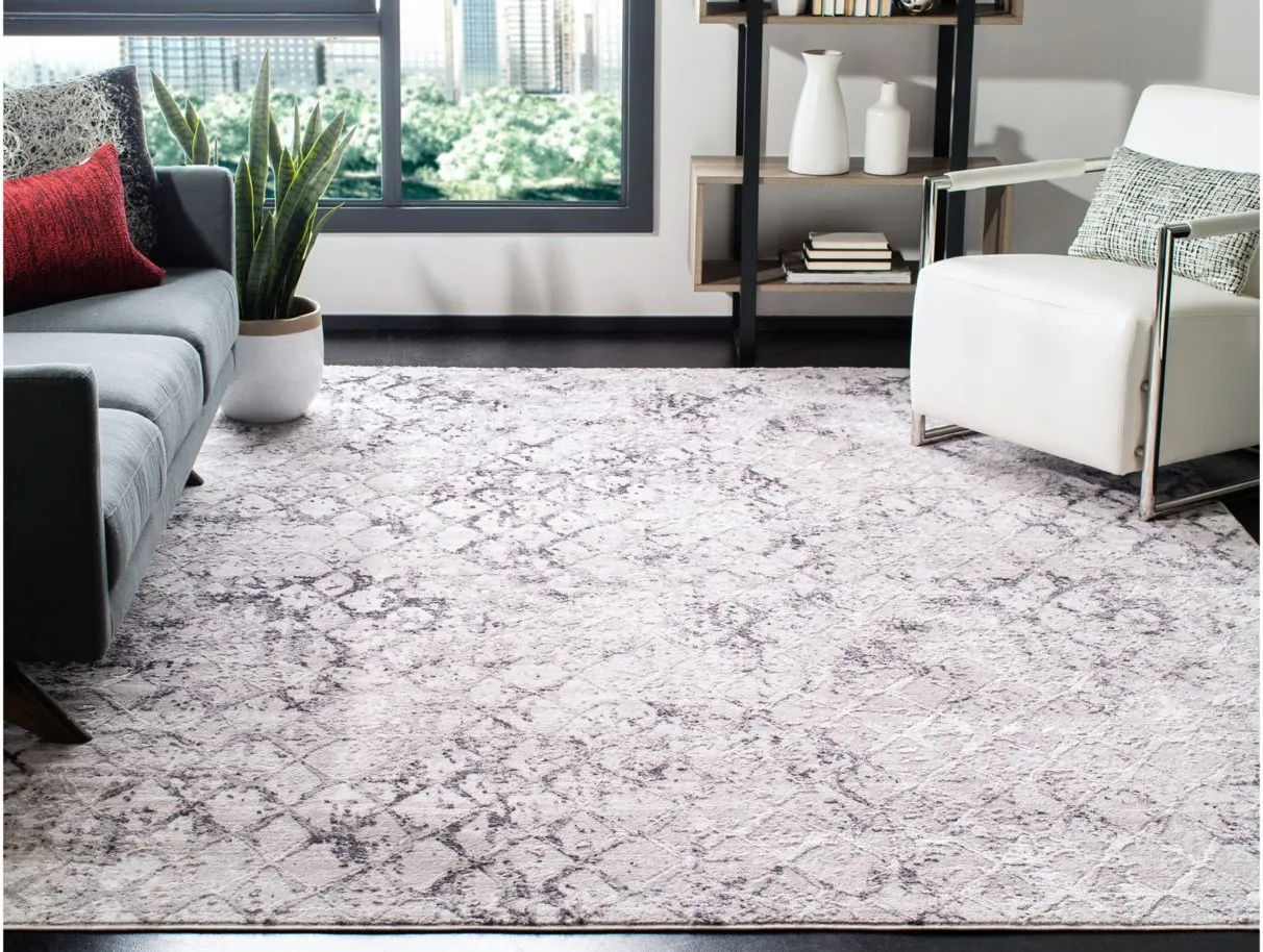 Amelia Area Rug in Gray / Light Gray by Safavieh